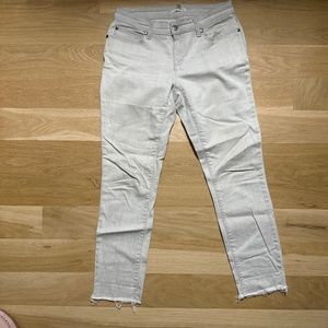 Eileen Fisher grey, light weight jean/pants